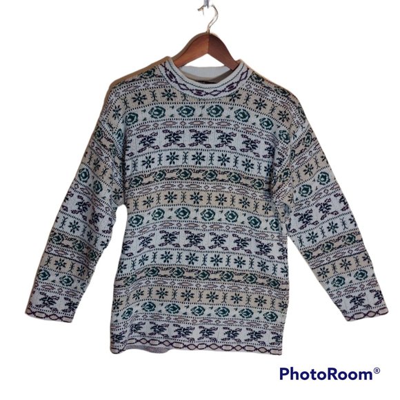 Vintage Weekend Edition Women Knit Sweater - Picture 1 of 3
